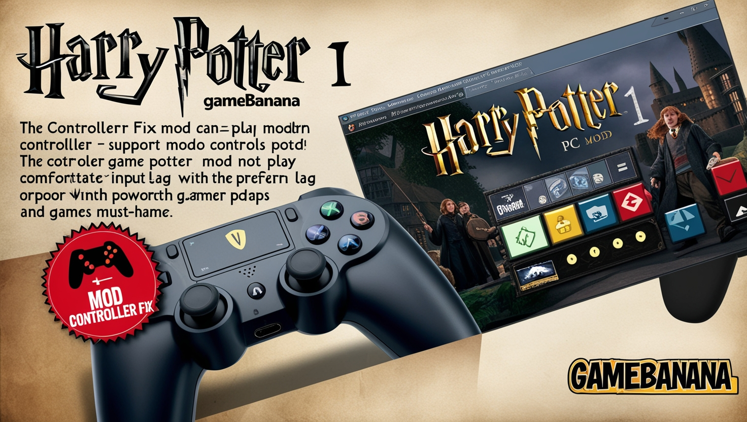 Controller Fix Mod for Harry Potter 1 on PC