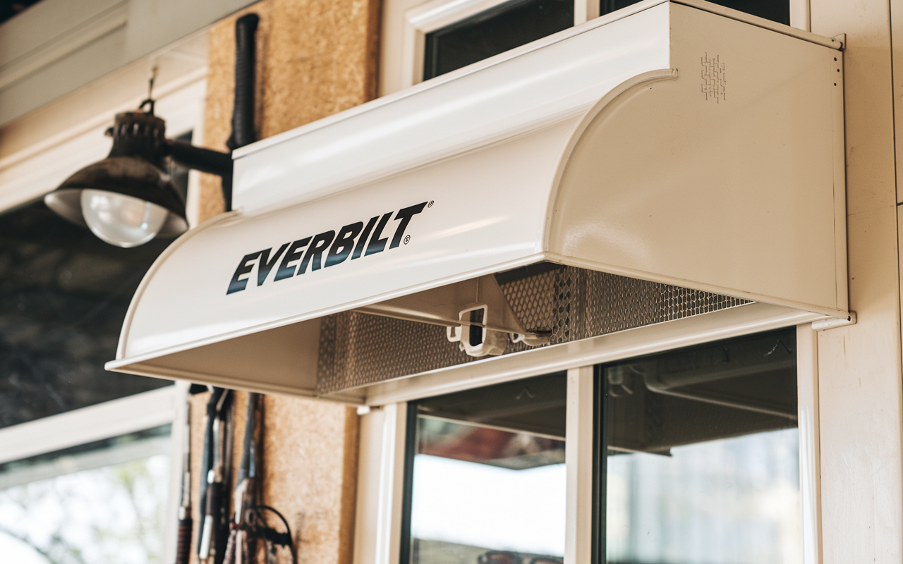 Everbilt 6 in. Heavy Duty Exhaust/Intake Hood in White