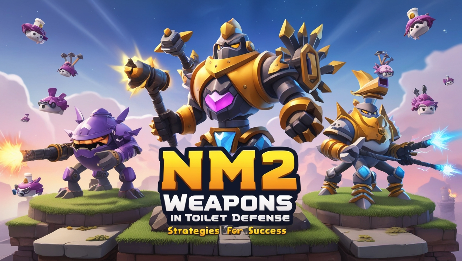 NM2 Weapons in Toilet Tower Defense