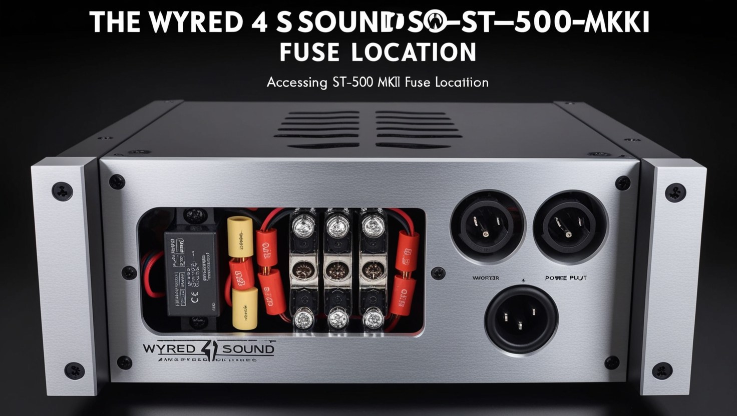 Wyred 4 Sound ST-500 MKII Fuse Location