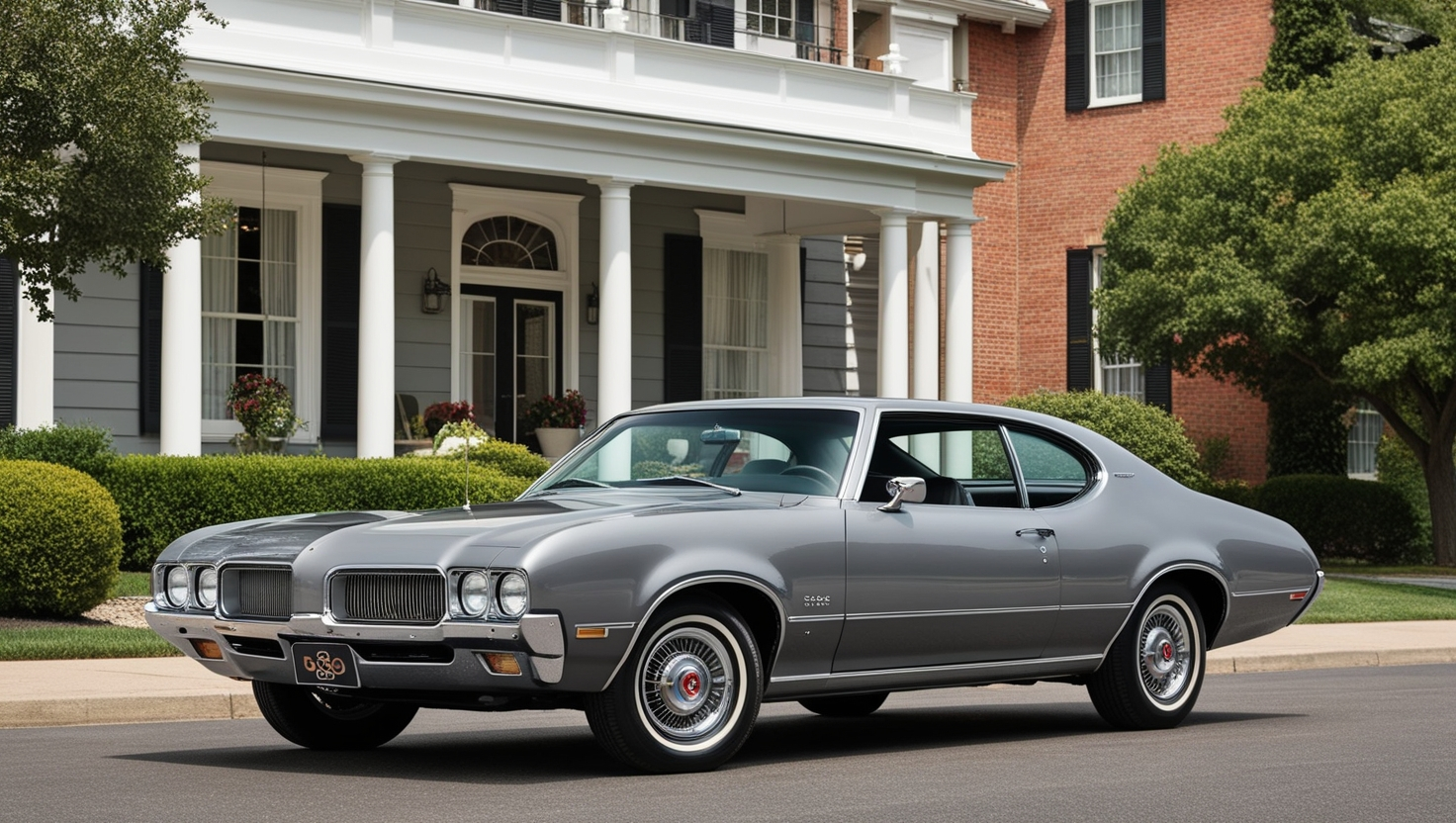 Images of the 1970 Grey 4-Door Oldsmobile Delta 88