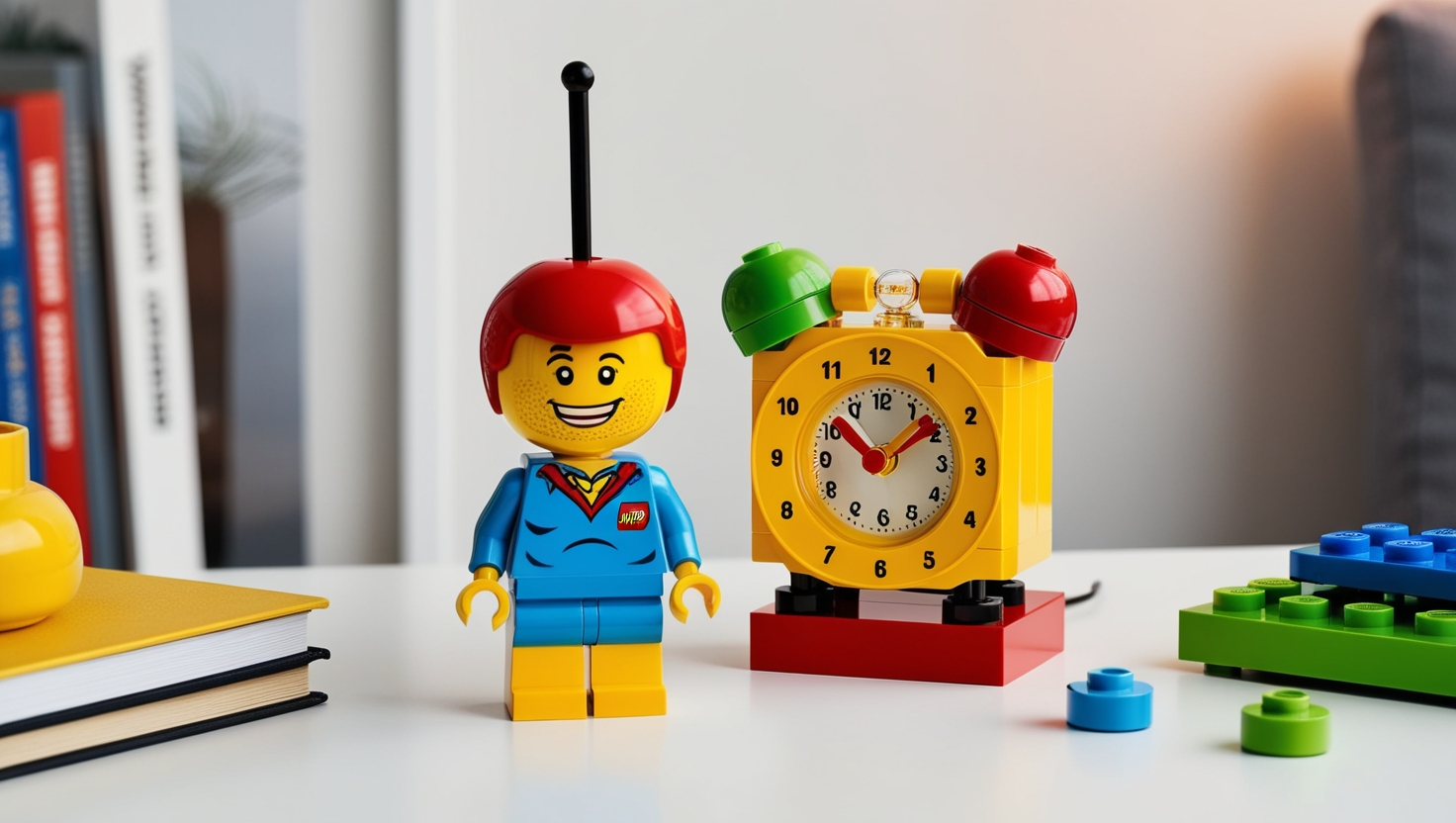 Bobble Head LEGO Alarm Clock