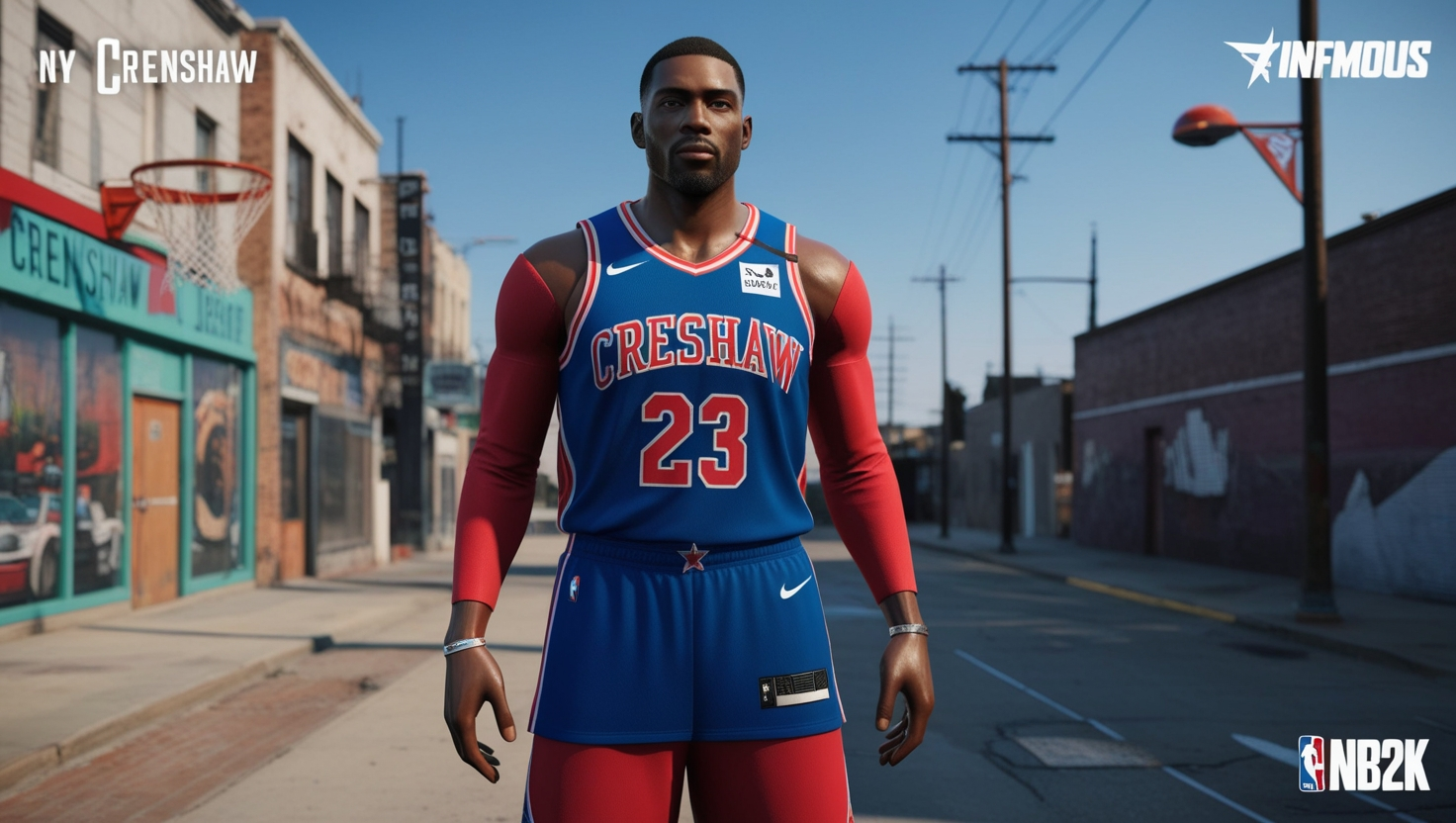 Infamous NY Crenshaw Jersey NBA 2K