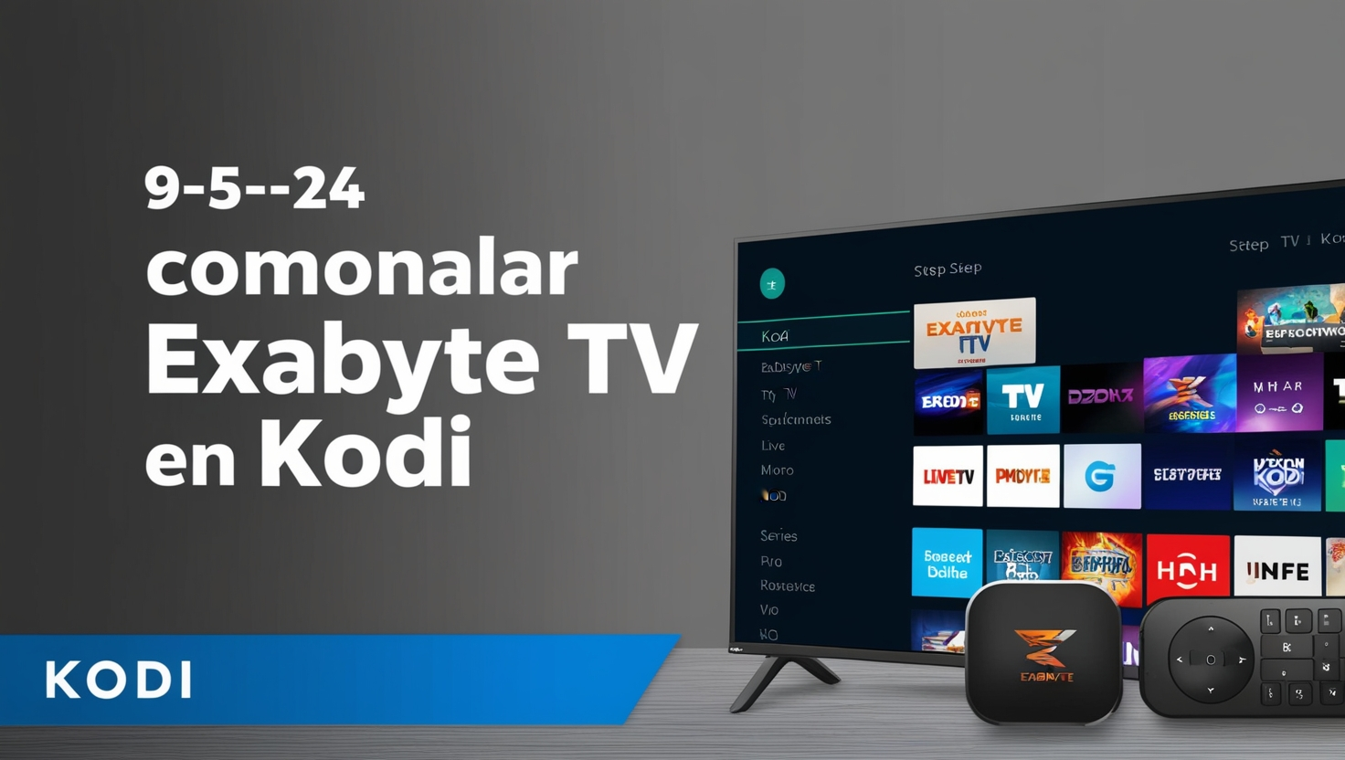 9-5-24 Como Instalar Exabyte TV en Kodi