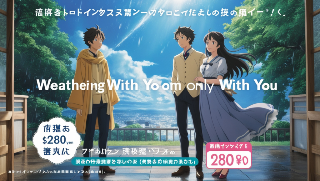 Weathering with You Room for Only 280 Yen