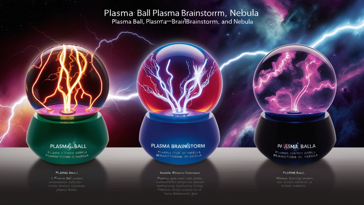 Plasma Ball Plasma Brainstorm Nebula