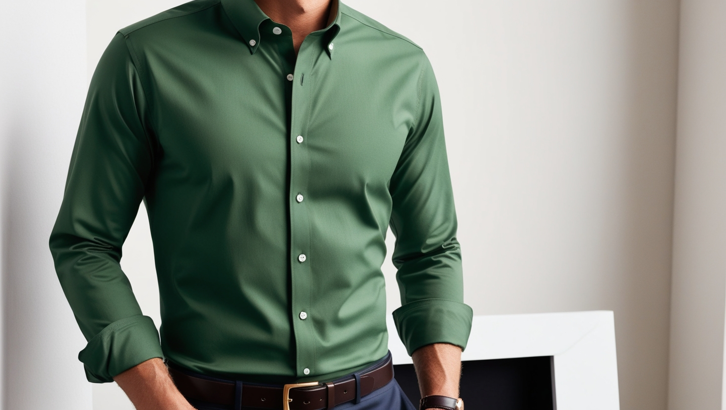 Button-Down Shirts in O'Reilly Green