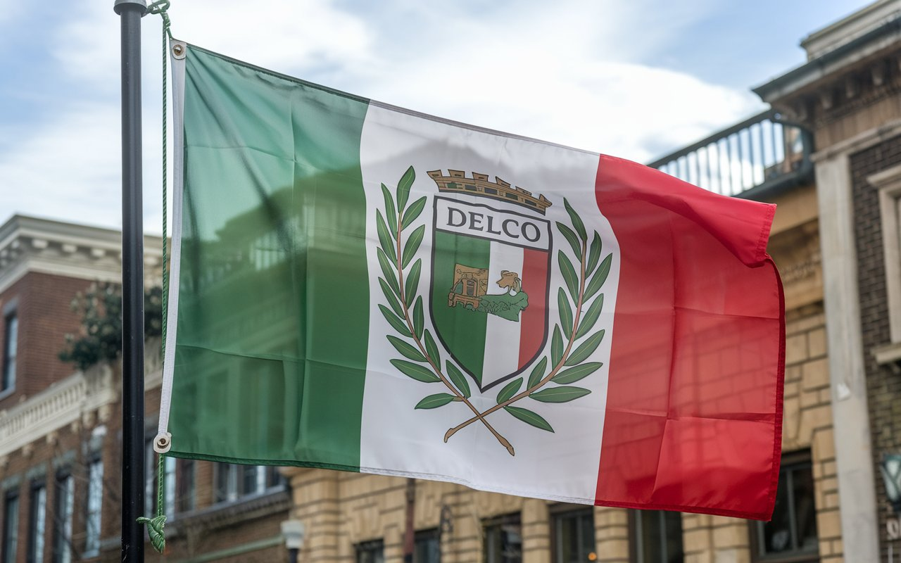 Italy PA Delco Flag